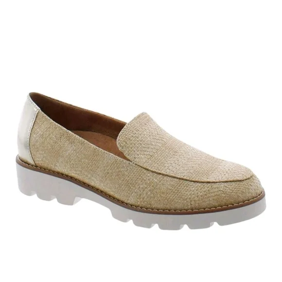 Vionic Women’s Kensley Raffia Slip-On Loafers | Comfortable Stylish Casual Shoes - Picture 3 of 8